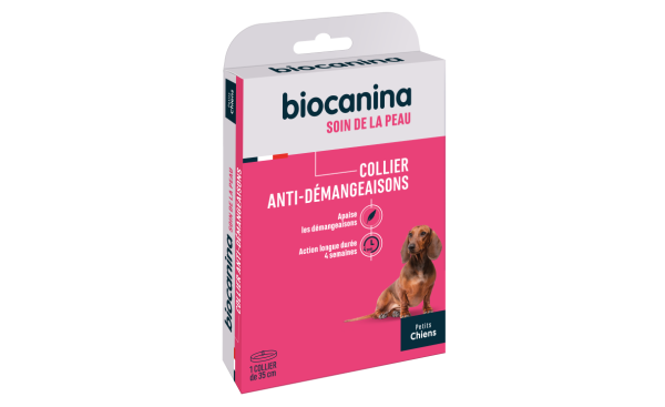 COLLIER-ANTI-DEMANGEAISONS-PETIT-CHIENS biocanina